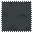 Majestic Stag Fabric in Oxford Blue