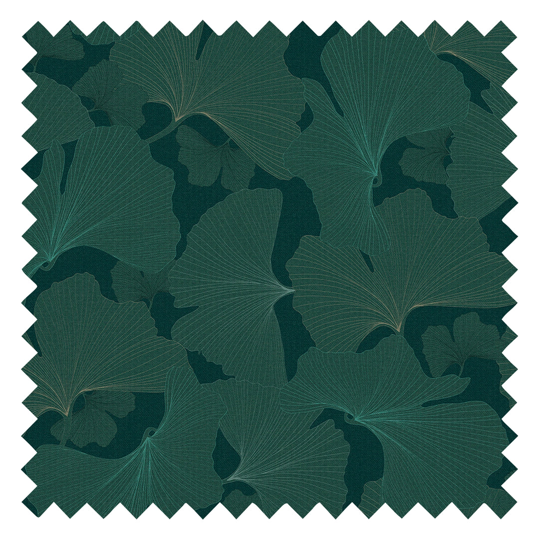 Genevieve Fabric in Teal and Rustic Green