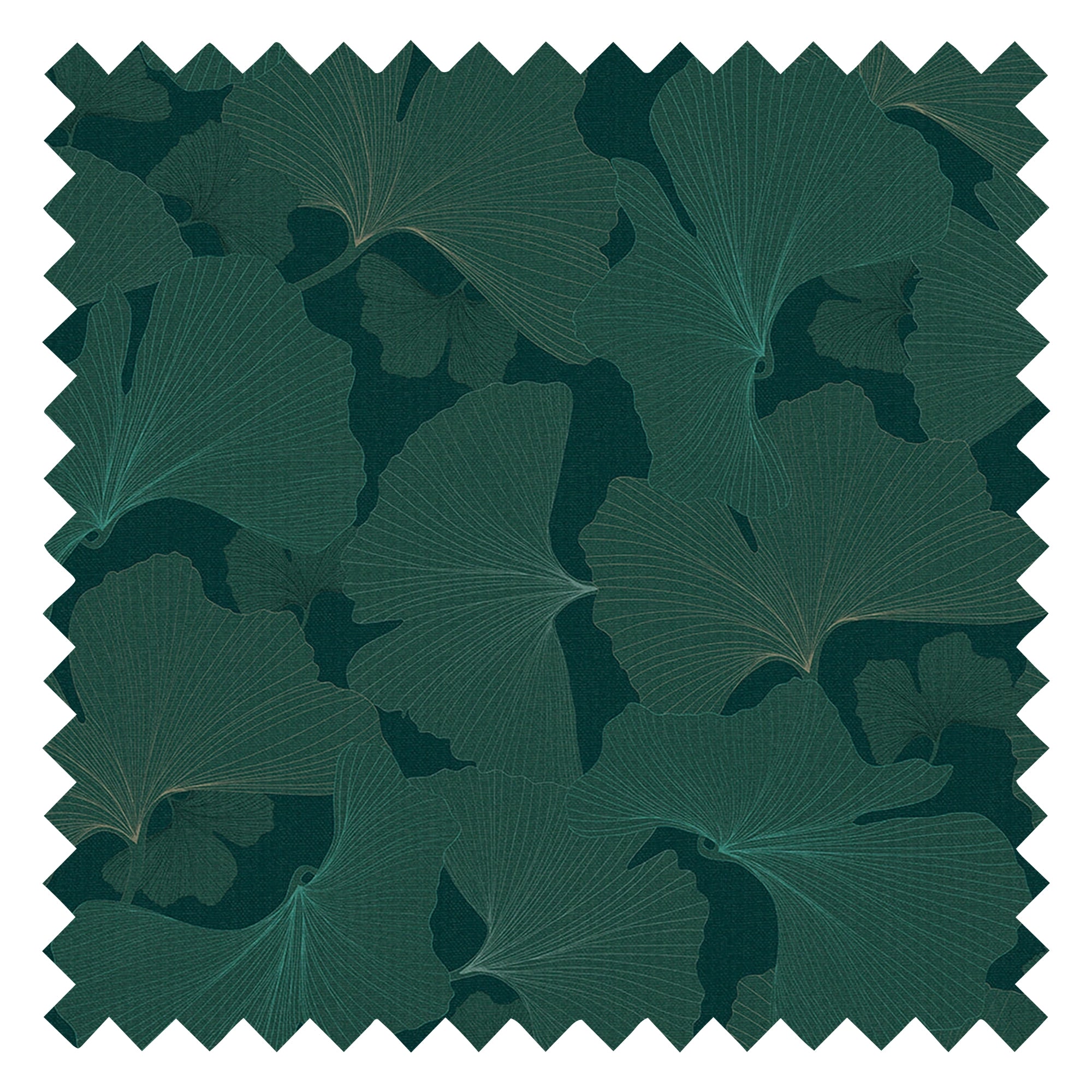 Genevieve Fabric in Teal and Rustic Green