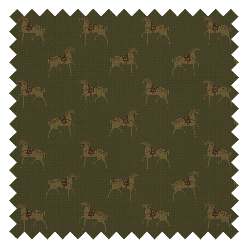 Seabiscuit Fabric in Gentleman Green