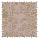 Garden Trellis Fabric in Dusty Pink and Gold