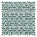 Catch of the Day Fabric in Teal on Duck Egg