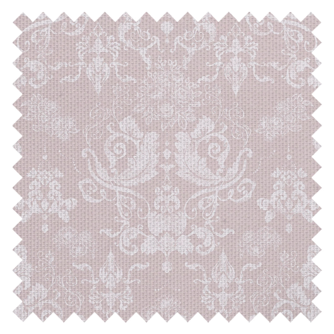 Bridgerton Damask Fabric in French Pink