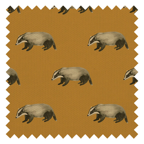 Lord Brocktree Fabric in Mustard