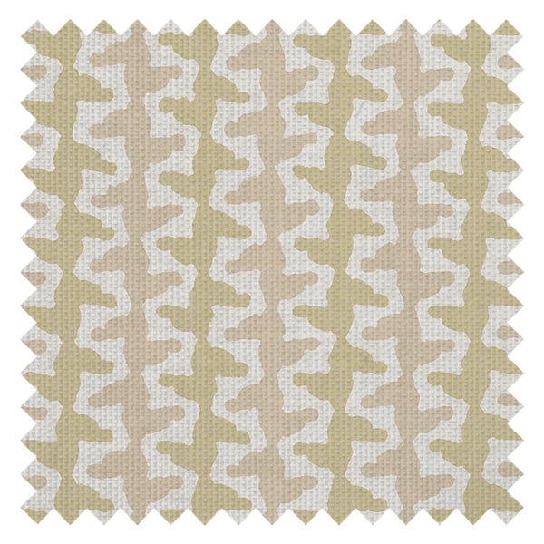 Morning Shore Fabric in Antique Gold and Soft Spice