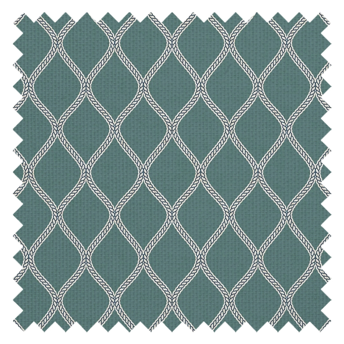 Royal Dockyard Fabric in Teal