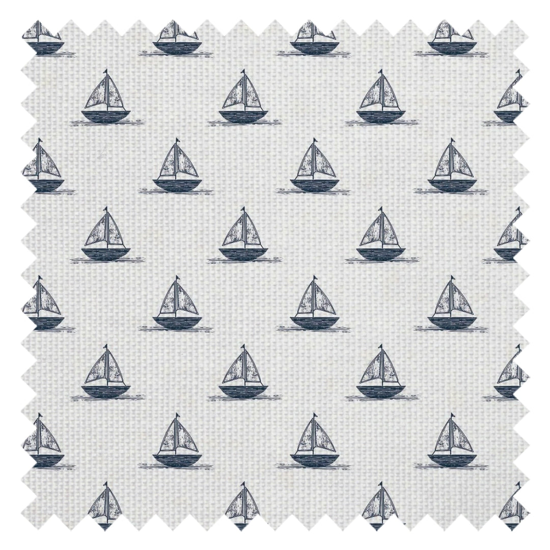 Sail Away Fabric in Classic Navy