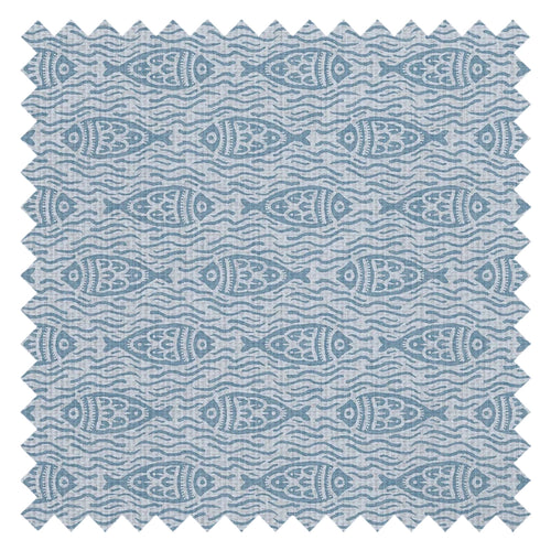Sea of Bream Fabric in Cornflower Blue