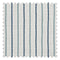 Shoreline Stripes Fabric in Classic Navy and Teal on Sand