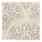 St. Mawes Lace Fabric in Soft Spice on Pearl White
