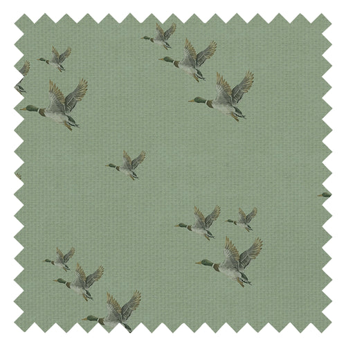 The Mallards Fabric in Laurel Green