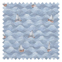 High Tide Fabric in Cornflower Blue