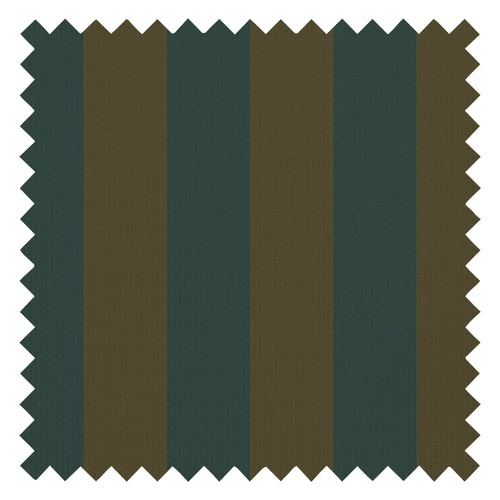 Regent Stripe Fabric in Gentleman Green and Pine Green