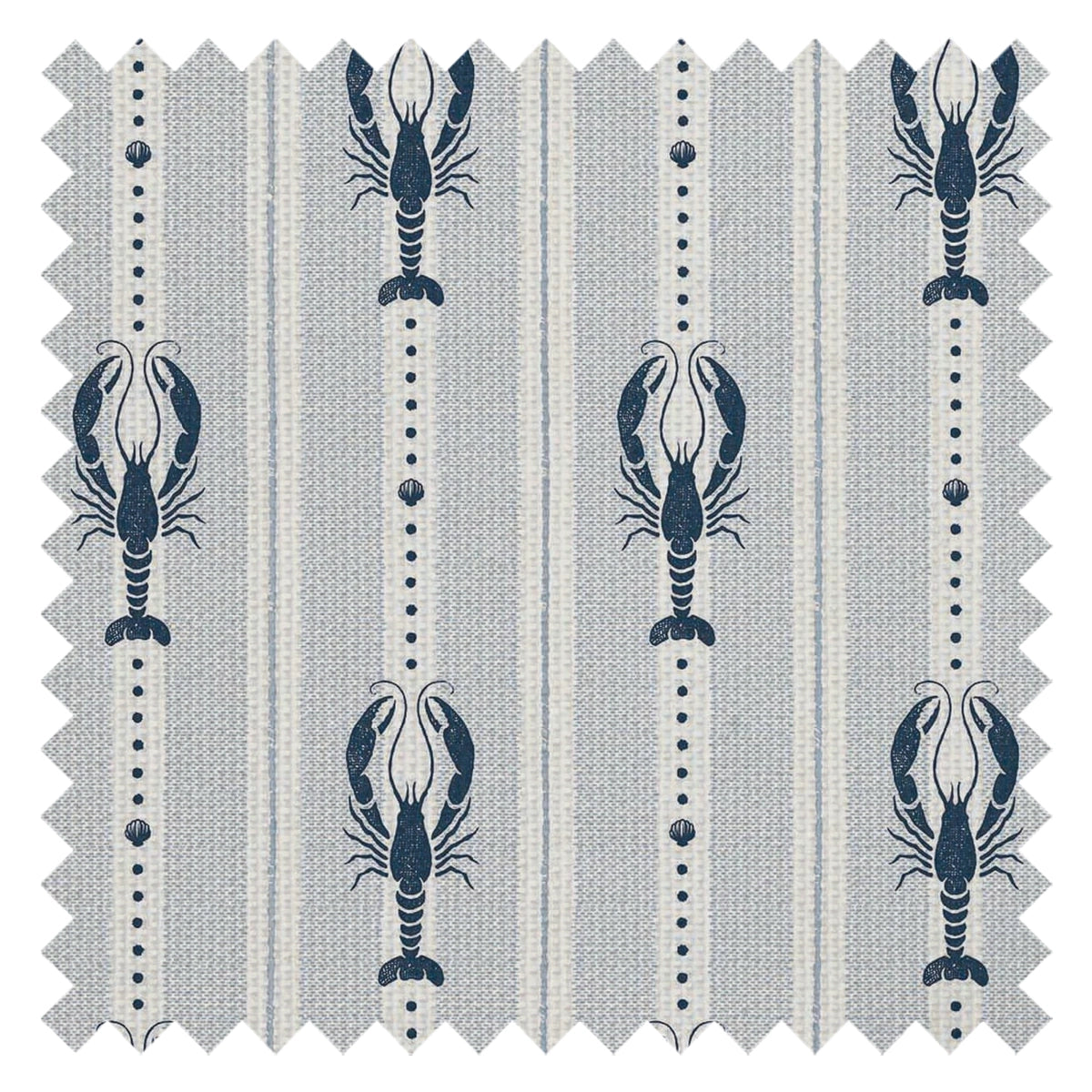 Jersey Lobster Fabric in Classic Navy