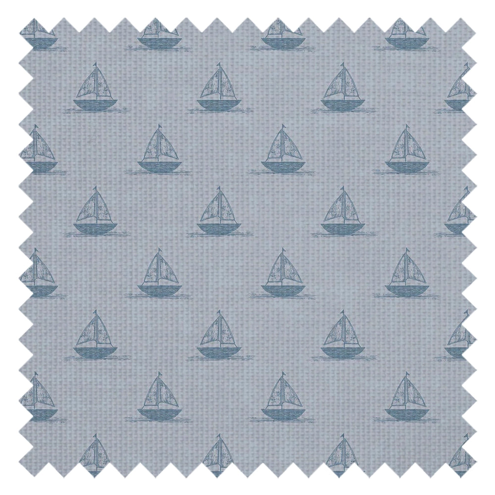 Sail Away Fabric in Cornflower Blue