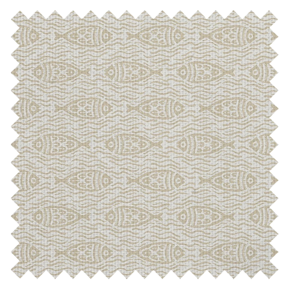 Sea of Bream Fabric in Sand