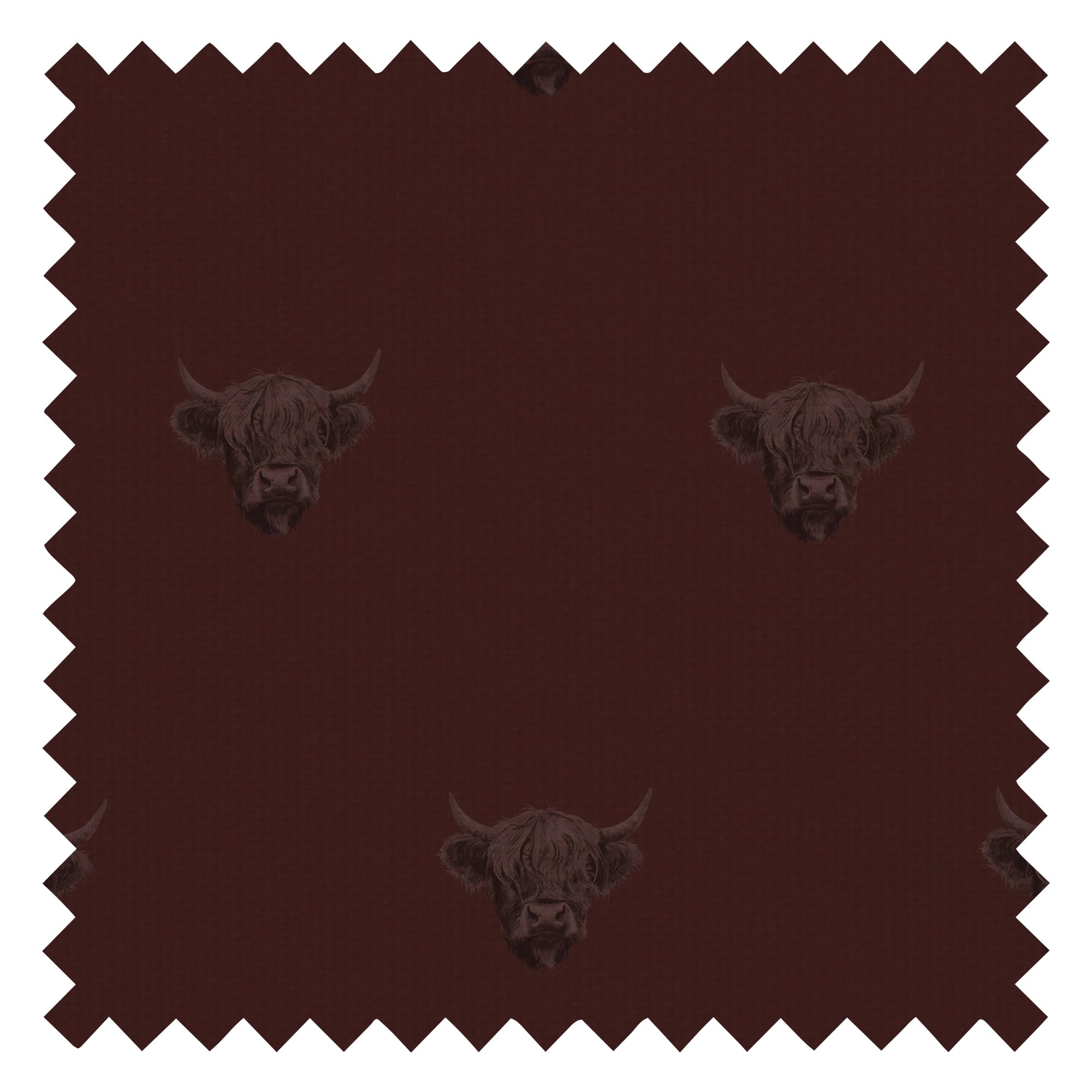 Heilan Coo Fabric in Garnet