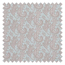 Shetland Seahorses Fabric in Vintage Rose on Mineral