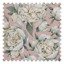 English Garden Peonies Fabric in Dusty Pink