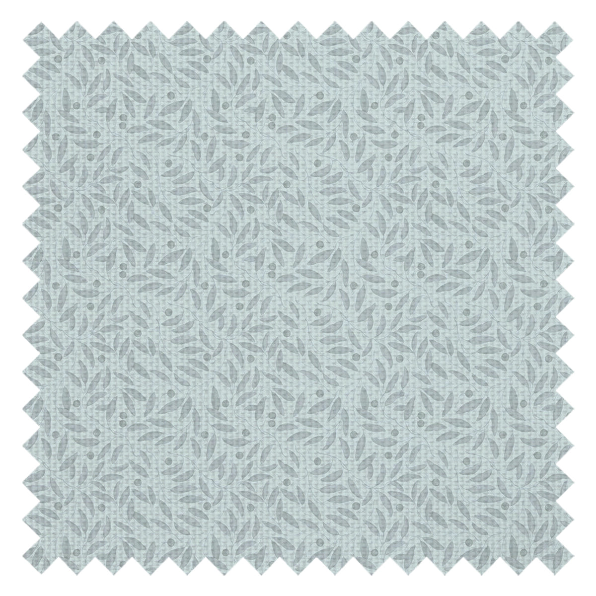Whispering Leaves Fabric in Duck Egg