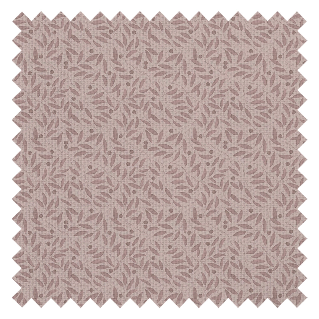 Whispering Leaves Fabric in Sweet Raspberry