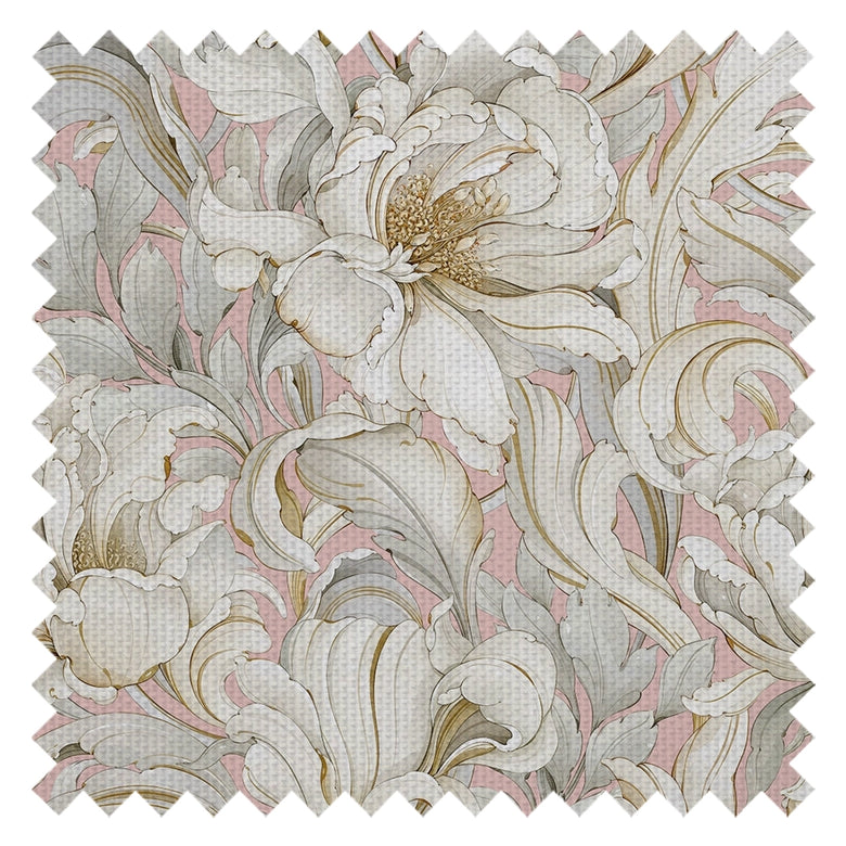 Lily of the Manor Fabric in Dusty Pink