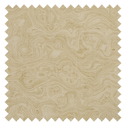 Rockpool Marble Fabric in Antique Gold