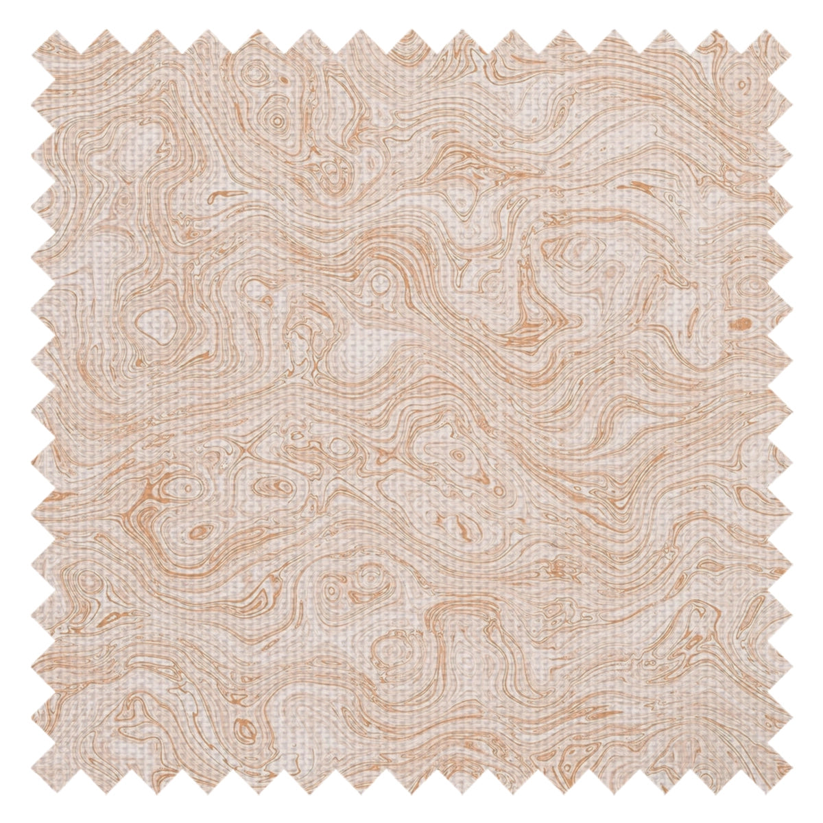 Rockpool Marble Fabric in Lady Coral