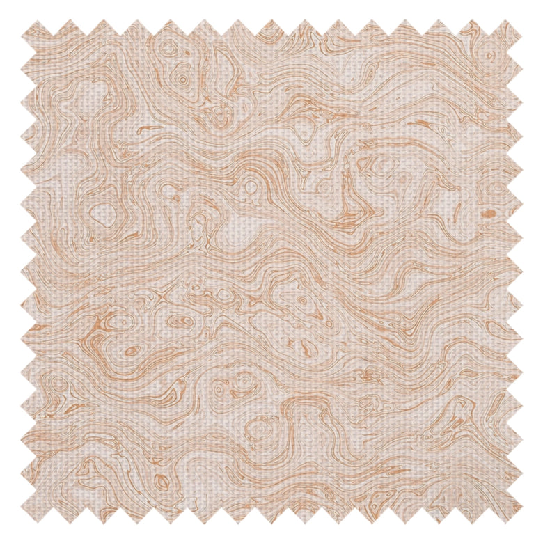 Rockpool Marble Fabric in Lady Coral