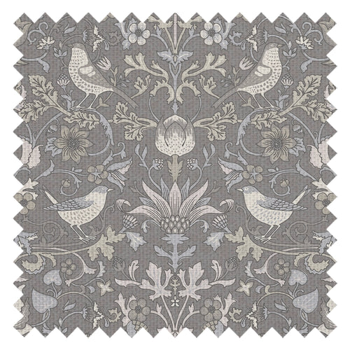 Garden Visitors Fabric in Earl Blue and Vintage Cream on Earl Grey