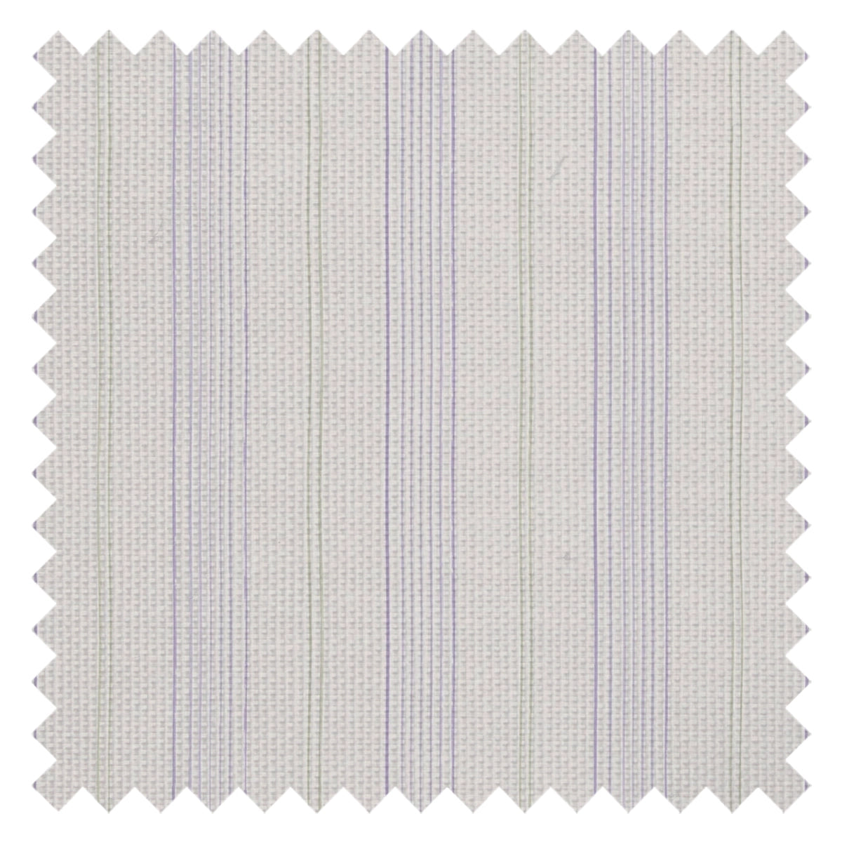 Painted Pinstripes Fabric in Lavender, Sage Green and Vintage Cream