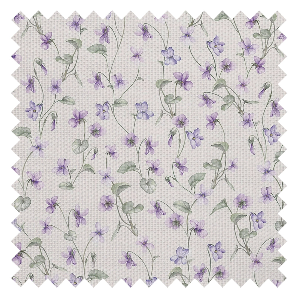 Violet Fabric in Vintage Cream
