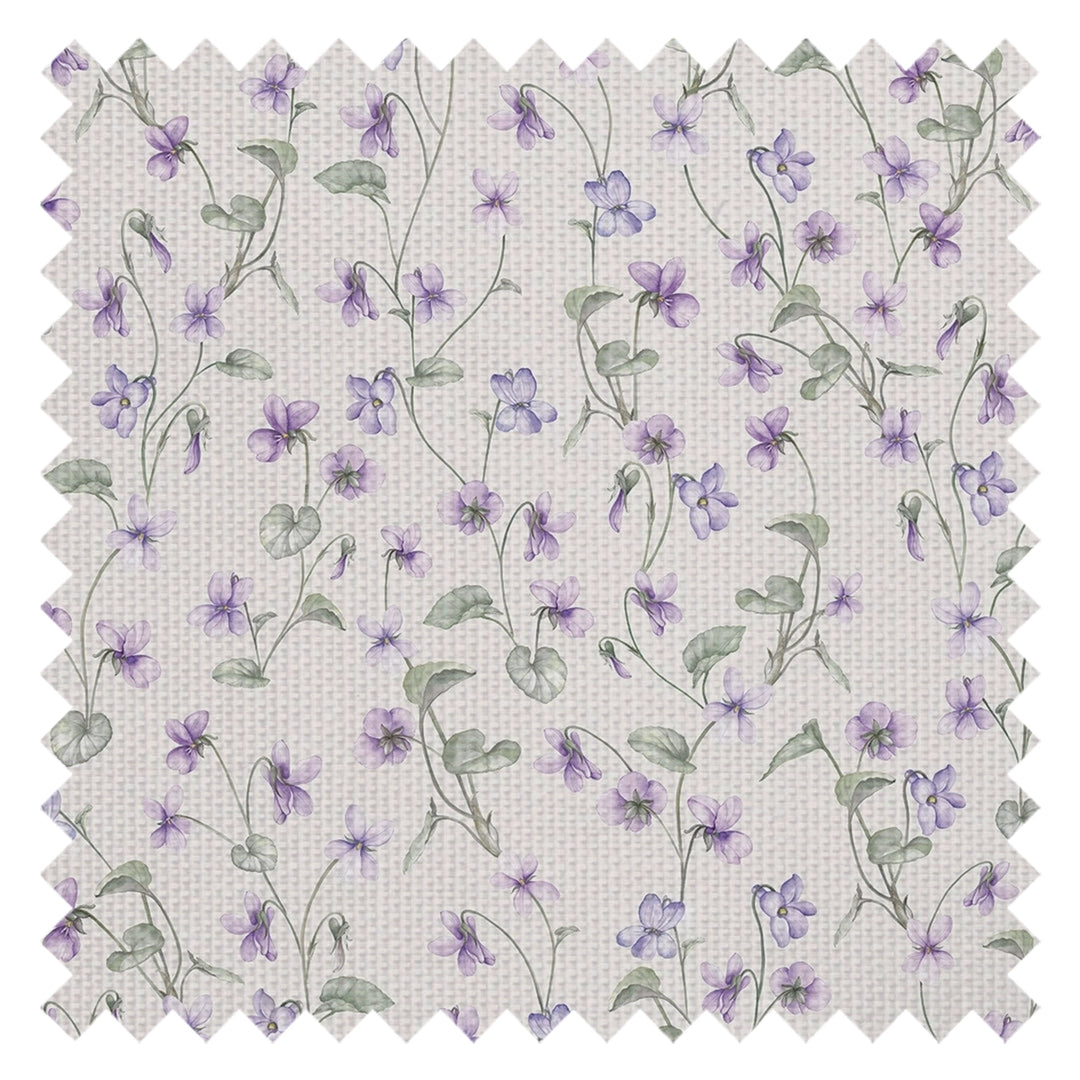 Violet Fabric in Vintage Cream