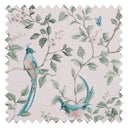 Song of The Lovebirds Fabric in Soft Pink