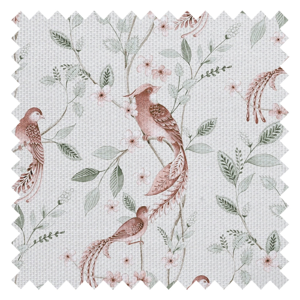 Sunrise Serenade Fabric in Tan and Sage