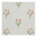 Tulip Bouquet Fabric in Orange and Yellow on Vintage Cream
