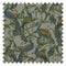 Aubrey Fabric in Classic Navy and Ochre on Forest Green