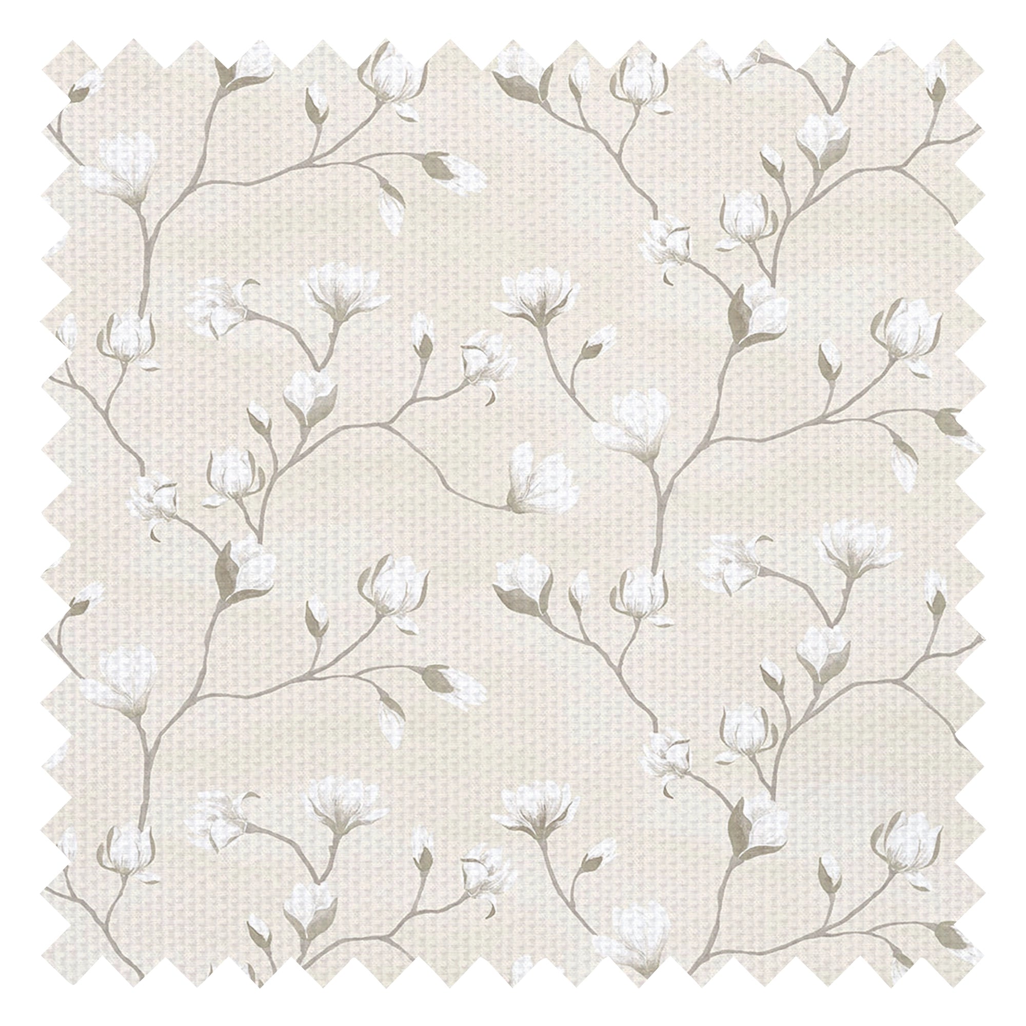 Sweet Magnolia Fabric in Linen Cream
