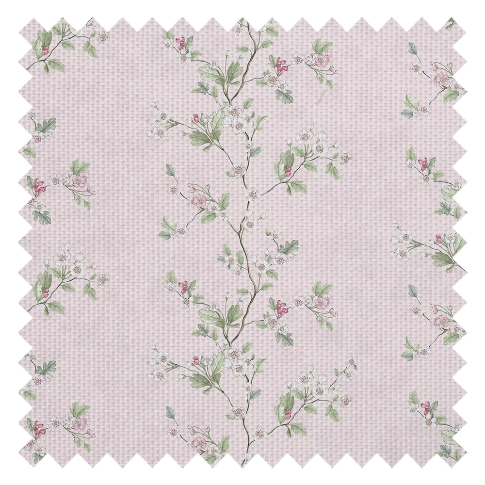 Hawthorn Stripe Fabric in Soft Pink