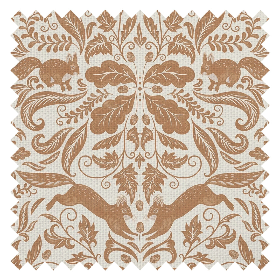 The Secret Squirrel Fabric in Spice