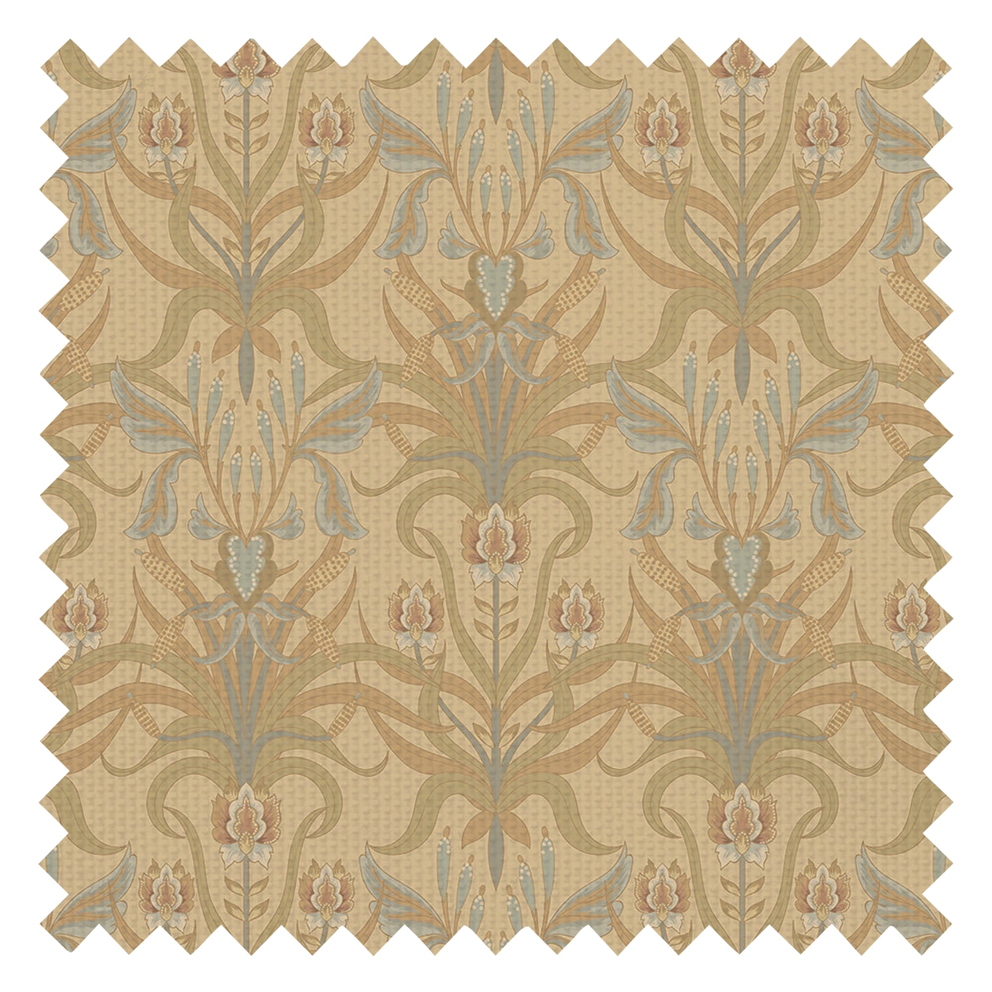 Versailles Fabric in Shades of Ochre and Mineral