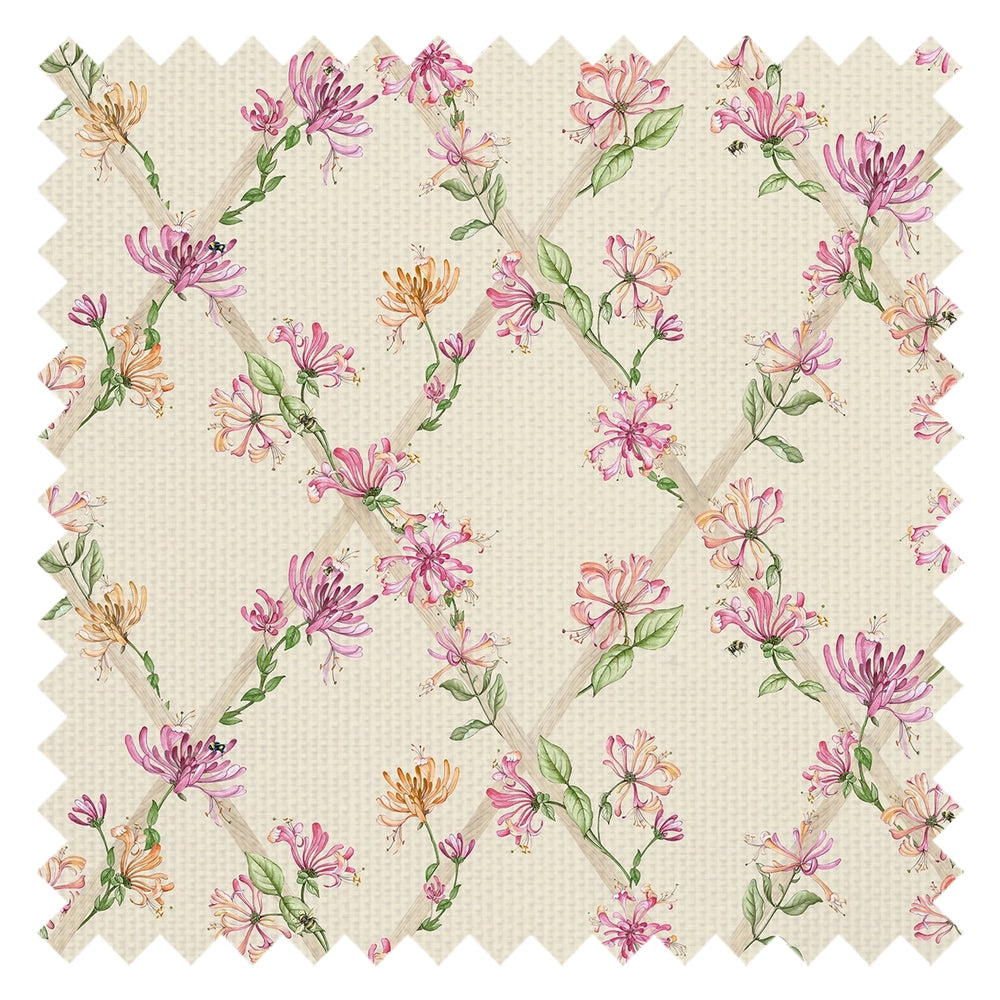 Honeysuckle Fabric in Cream