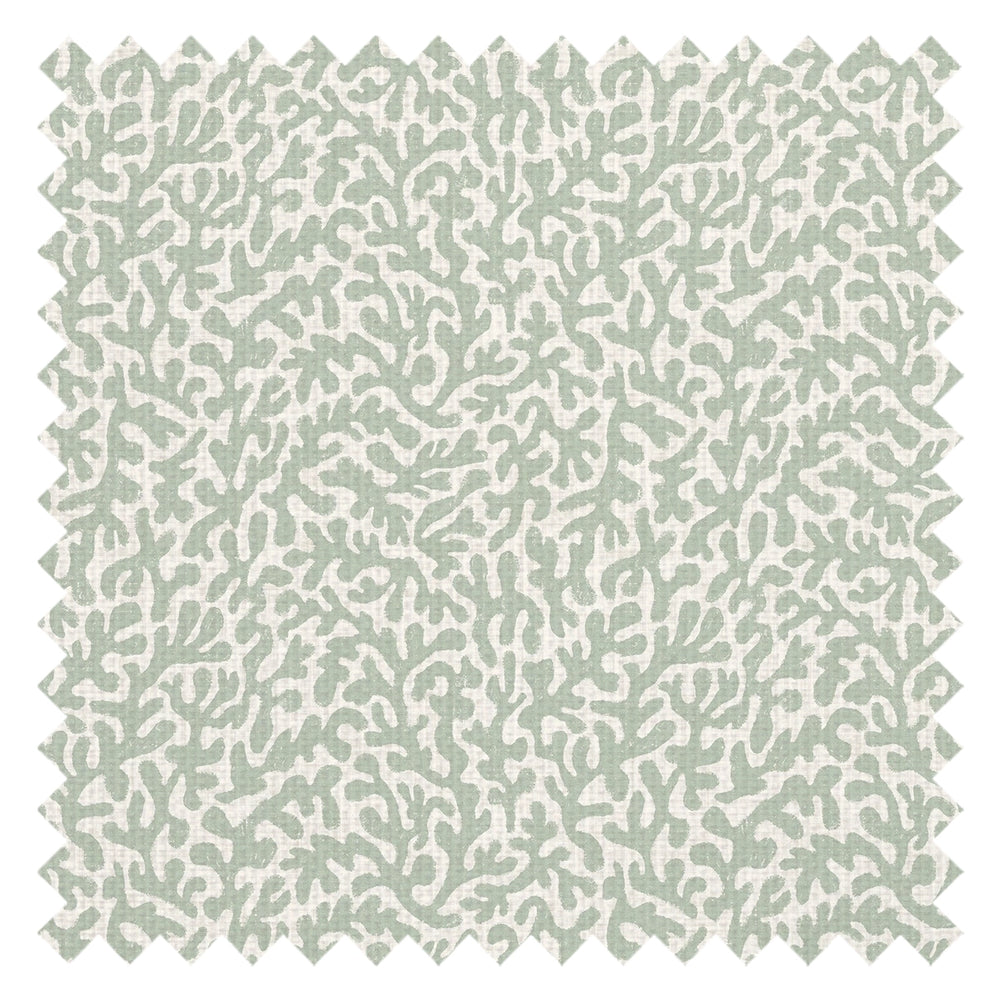 Petite Coral Cove Fabric in Sage and Cream