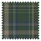 Royal Tartan Fabric in Green, Navy and Lime