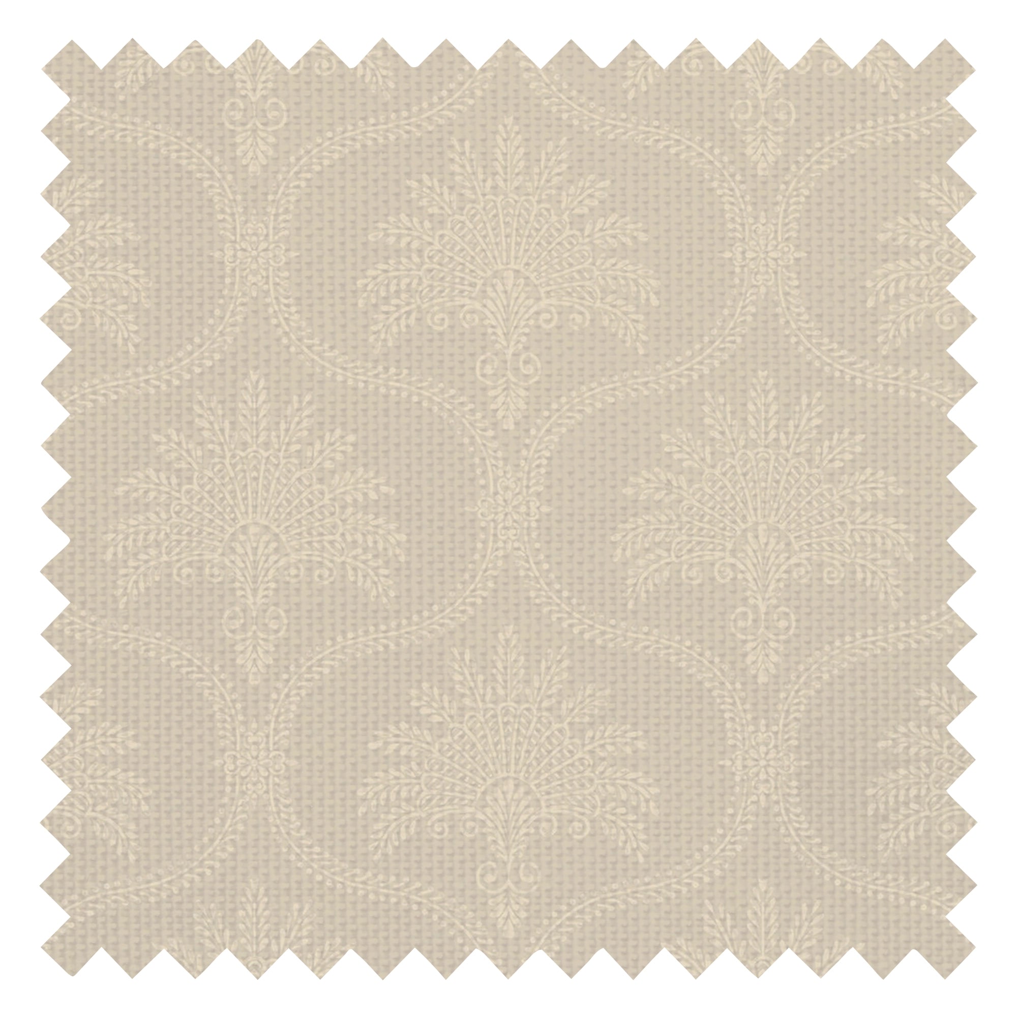 Massena Palace Fabric in Stone and Cream