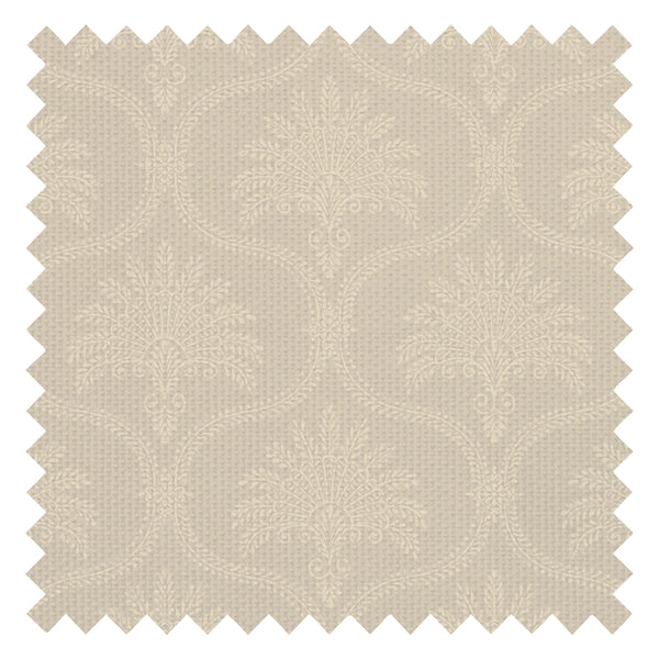 Massena Palace Fabric in Stone and Cream