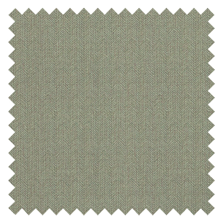 Royal Herringbone Fabric in Mint