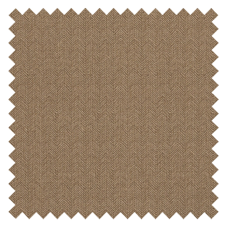 Royal Herringbone Fabric in Hazelnut