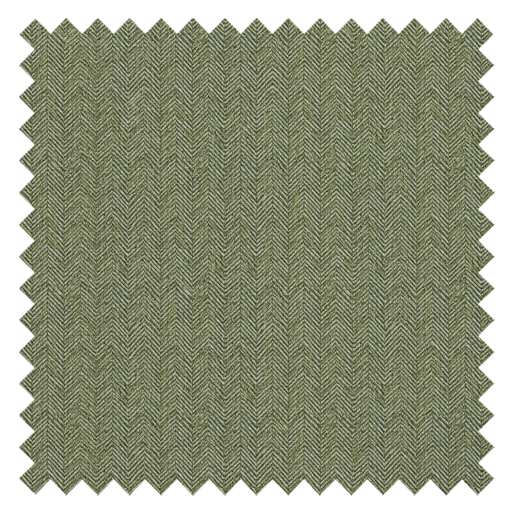 Royal Herringbone Fabric in Lime