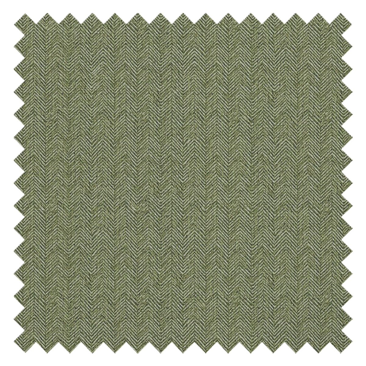 Royal Herringbone Fabric in Lime